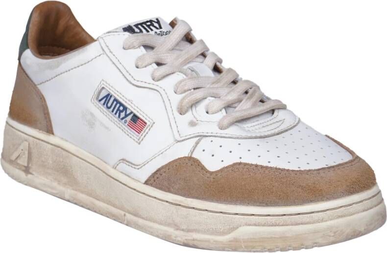 Autry Lage Sneakers voor Mannen Beige Heren