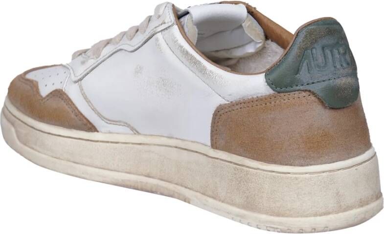 Autry Lage Sneakers voor Mannen Beige Heren