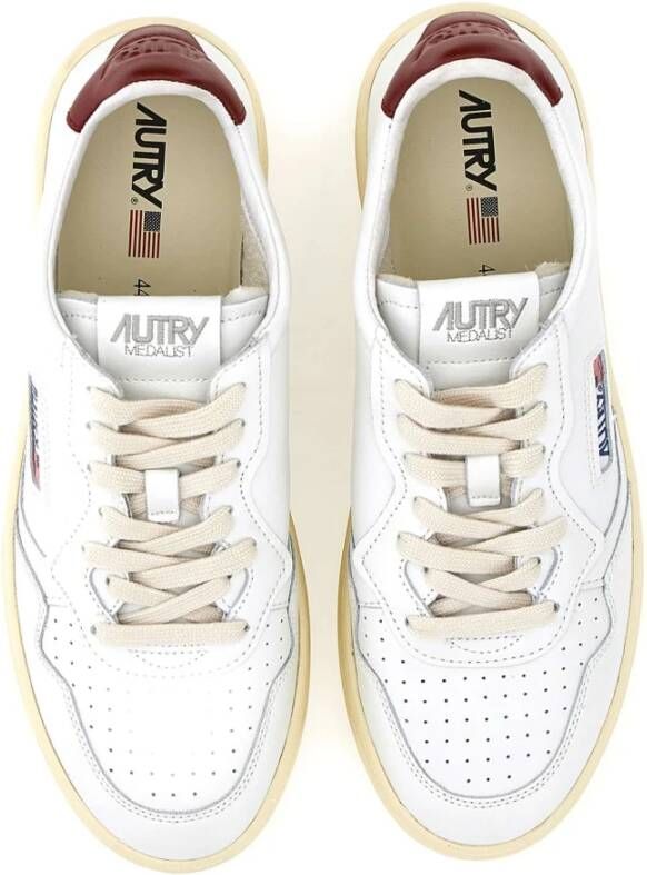 Autry Lage Sneakers voor Mannen White Heren