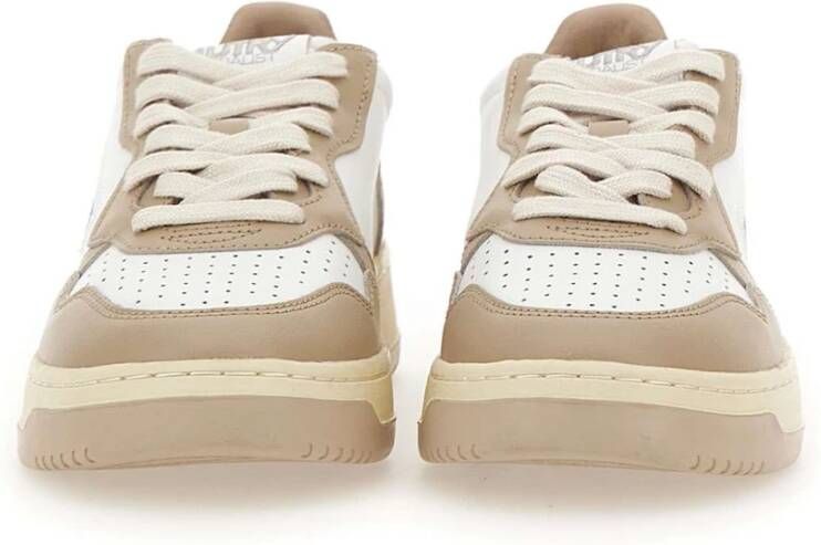 Autry Lage Sneakers voor Vrouwen Beige Dames