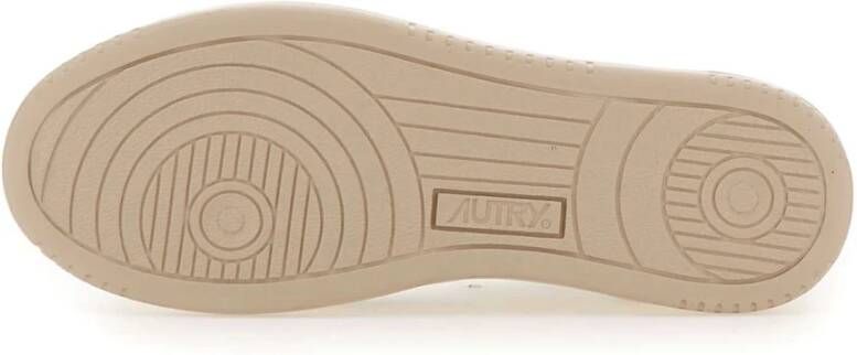 Autry Lage Sneakers voor Vrouwen Beige Dames