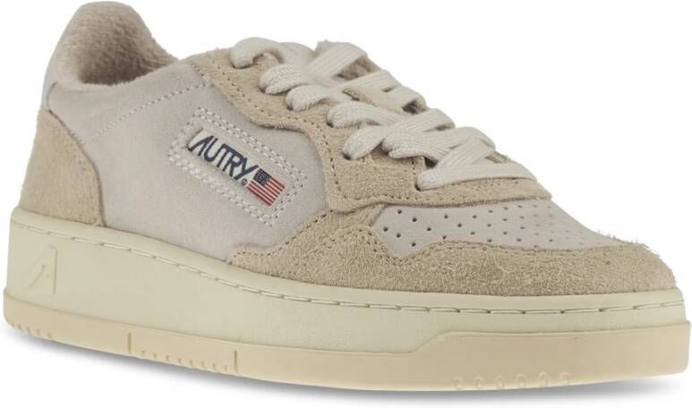 Autry Lage Sneakers voor Vrouwen Beige Dames