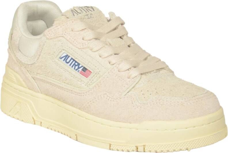 Autry Lage Sneakers voor Vrouwen Beige Dames