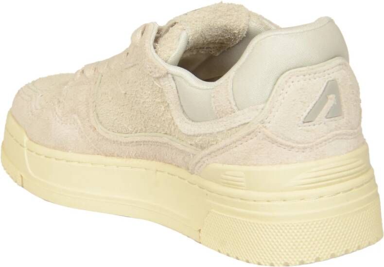 Autry Lage Sneakers voor Vrouwen Beige Dames