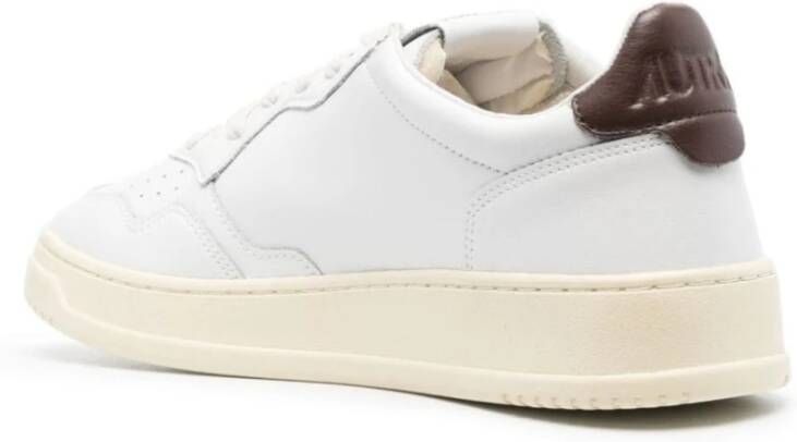 Autry Lage Sneakers Wit Bruin White Heren