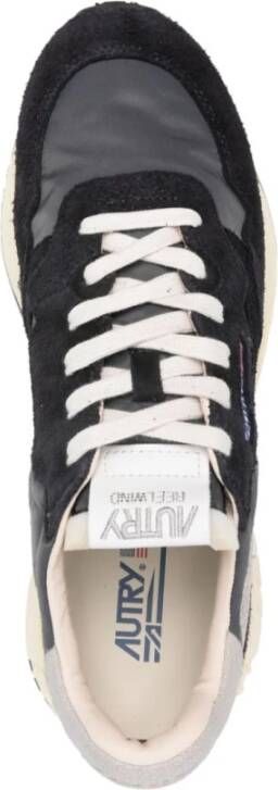 Autry Lage Sneakers Wit Zwart Black Heren