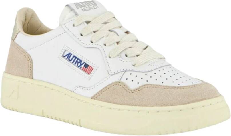 Autry Lage Suède Damessneakers White Dames