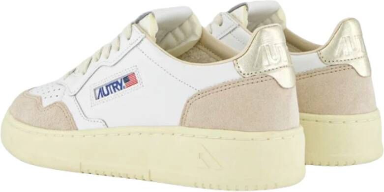 Autry Lage Suède Damessneakers White Dames