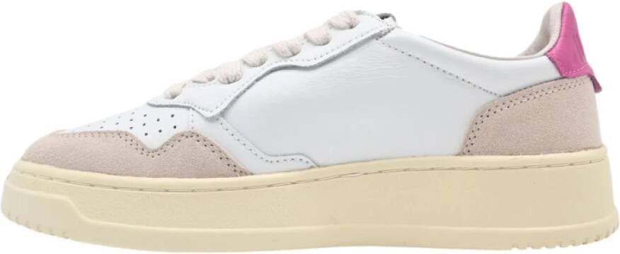 Autry Lage Top Leren Sneakers Wit Bubble White Dames