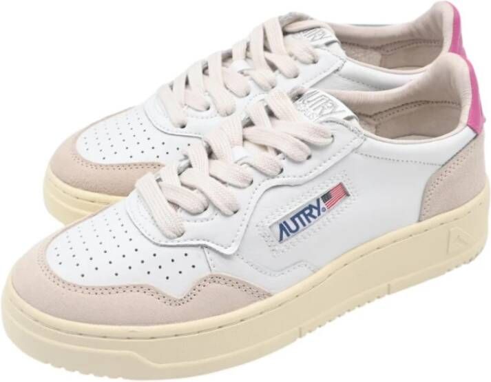 Autry Lage Top Leren Sneakers Wit Bubble White Dames