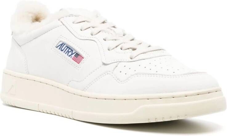 Autry Lage Top Medalist Sneakers White Heren