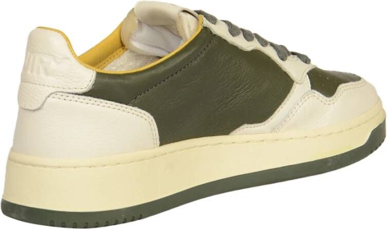 Autry Lage Top Sneakers Medalist Stijl Green Heren