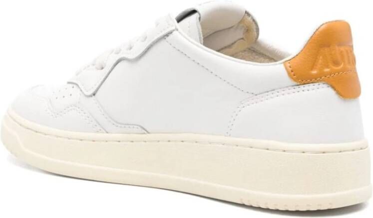 Autry Lage Top Sneakers Wit Honing White Dames