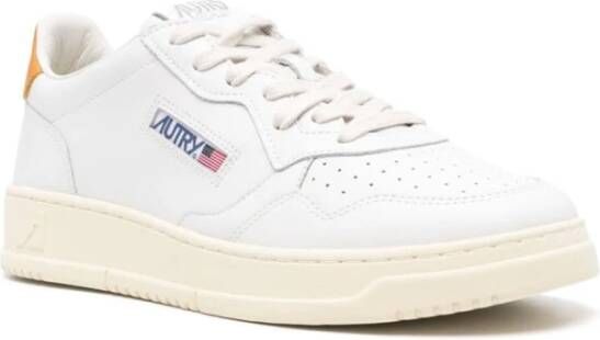 Autry Lage Top Sneakers Wit Honing White Heren