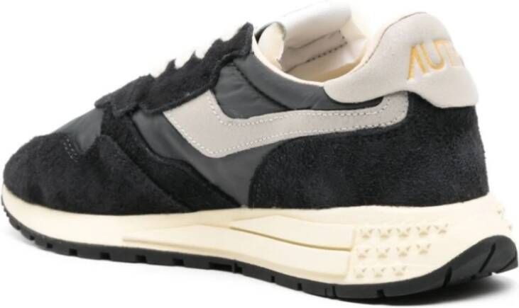 Autry Lage Top Sneakers Wit Zwart Black Dames