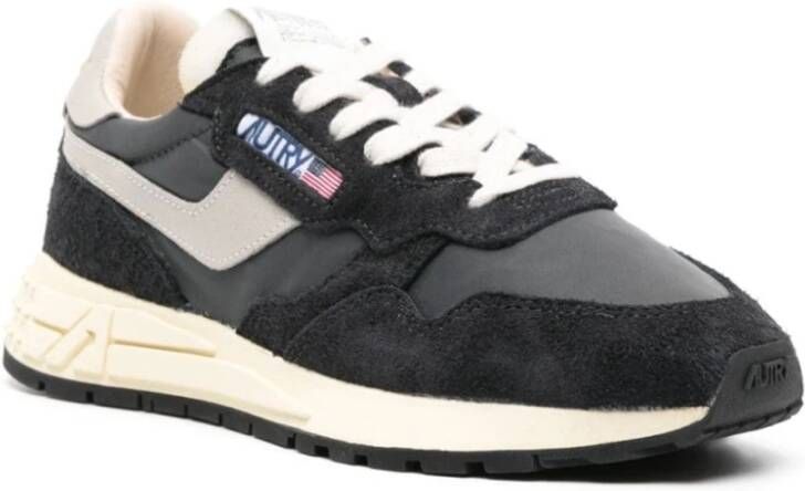 Autry Lage Top Sneakers Wit Zwart Black Dames