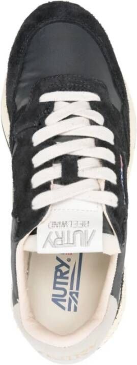 Autry Lage Top Sneakers Wit Zwart Black Dames