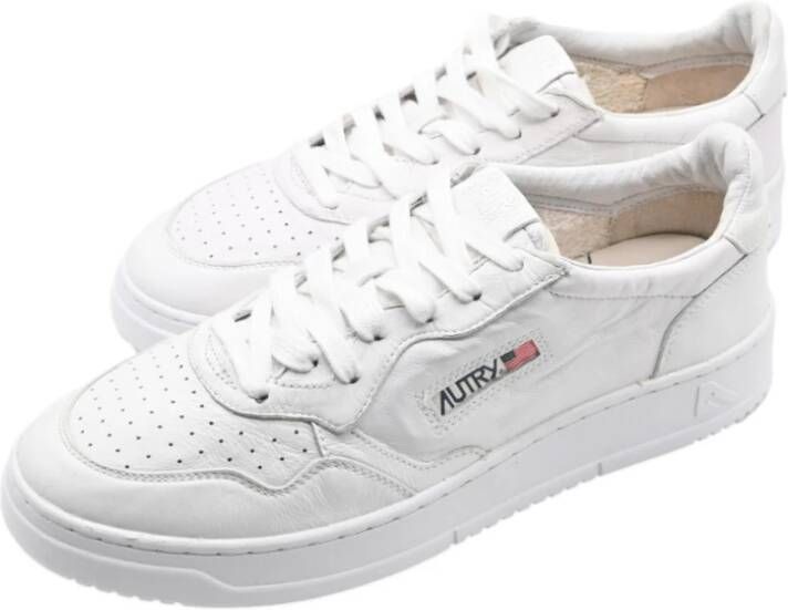 Autry Lage Top Solid Geit Sneakers White Heren