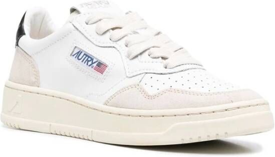 Autry Lage Top Wit Zwart Sneakers White Dames