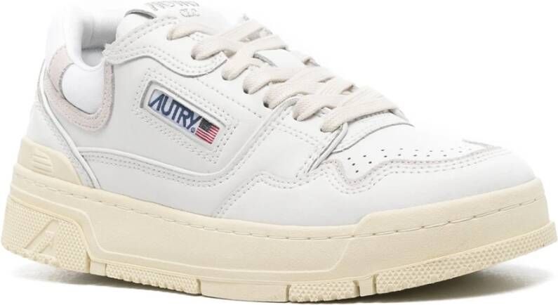 Autry Lage Top Witte Sneakers White Dames