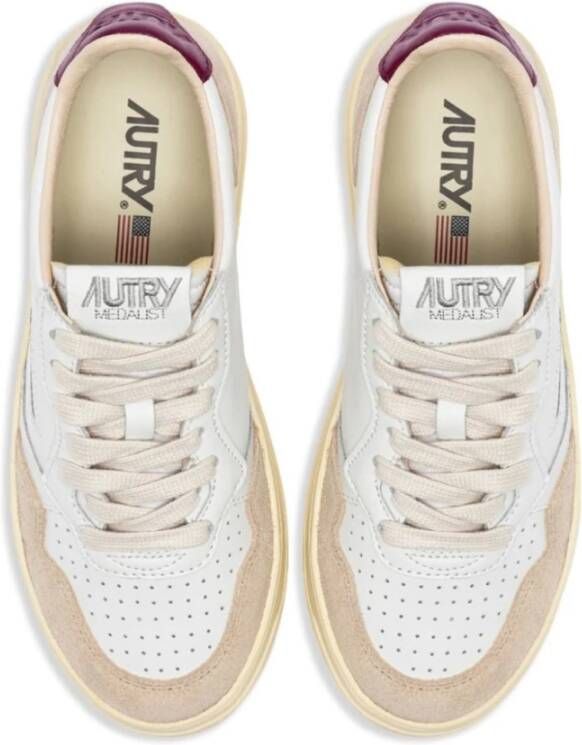 Autry Lage Top Witte Sneakers White Dames