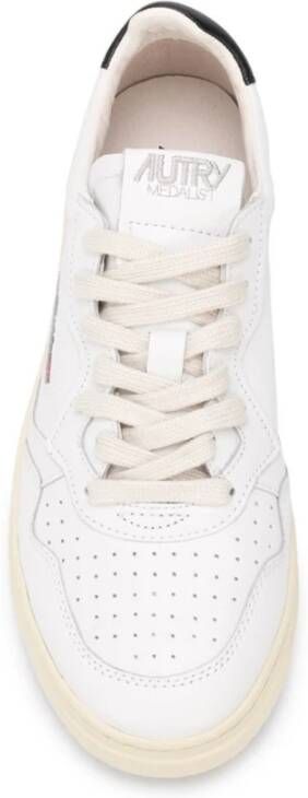 Autry Lage Top Wit Zwart Sneakers White Heren