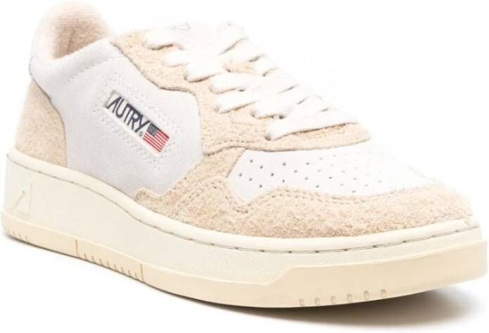 Autry Lage Vrouw Medalist Sneakers Beige Dames