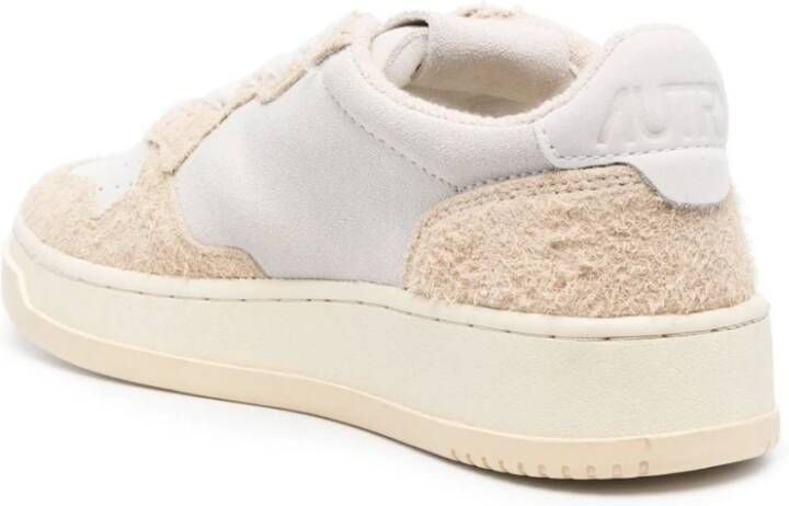 Autry Lage Vrouw Medalist Sneakers Beige Dames