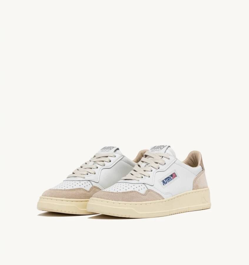 Autry Lage Vrouw Medalist Sneakers Beige Dames