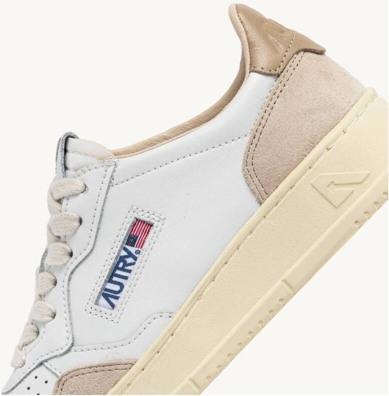 Autry Lage Vrouw Medalist Sneakers Beige Dames