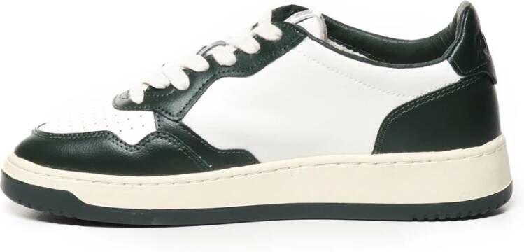 Autry Leren Color Block Sneakers White Heren