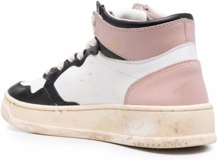 Autry Leren Damessneakers Pink Dames