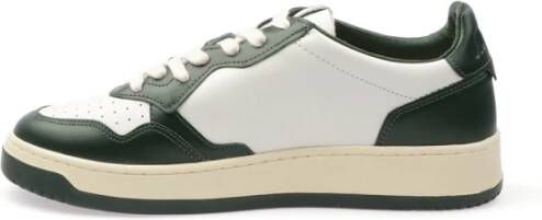 Autry Leren Herensneakers Medalist Low White Heren