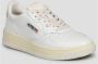 Autry Leren Lage Sneakers met Suède Details White Dames - Thumbnail 2