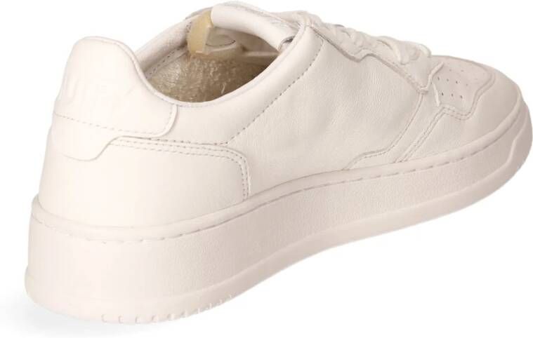 Autry Leren Low-Top Sneaker met Iconische Details White Heren