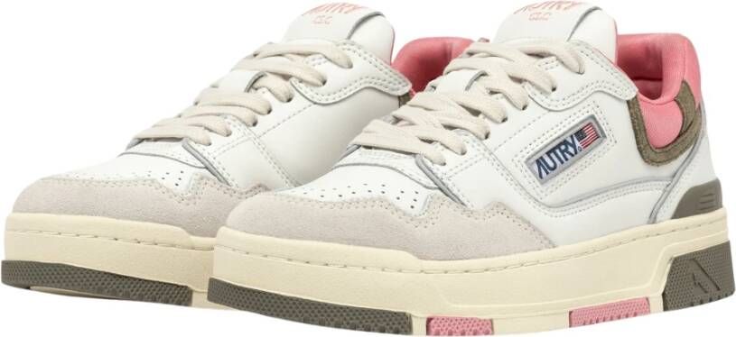 Autry Leren schoenen met rubberen zool White Dames