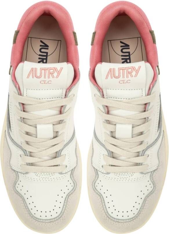 Autry Leren schoenen met rubberen zool White Dames