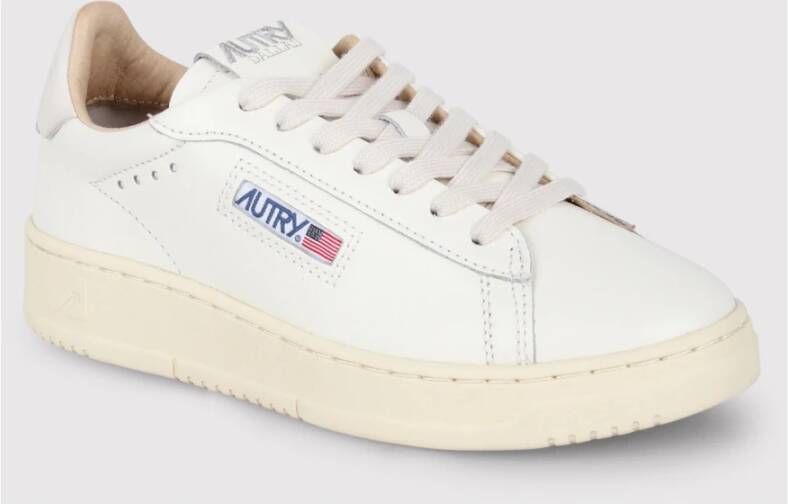 Autry Leren Sneakers met Logopatch White Dames