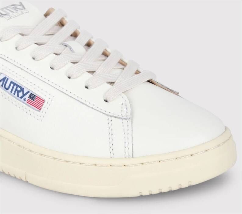 Autry Leren Sneakers met Logopatch White Dames