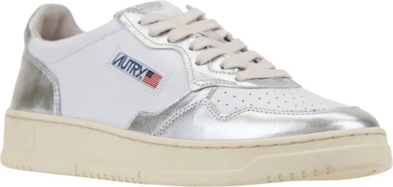 Autry Leren Vetersneakers White Heren