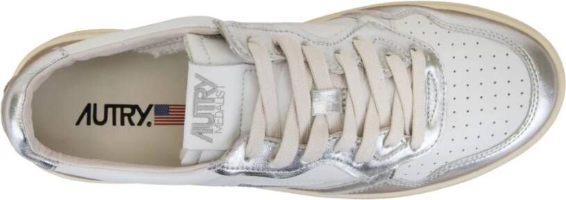 Autry Leren Vetersneakers White Heren