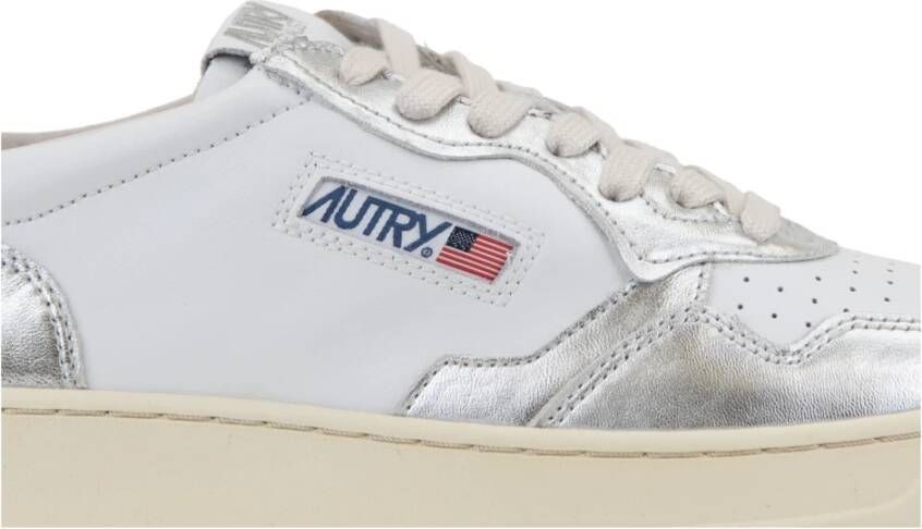 Autry Leren Vetersneakers White Heren