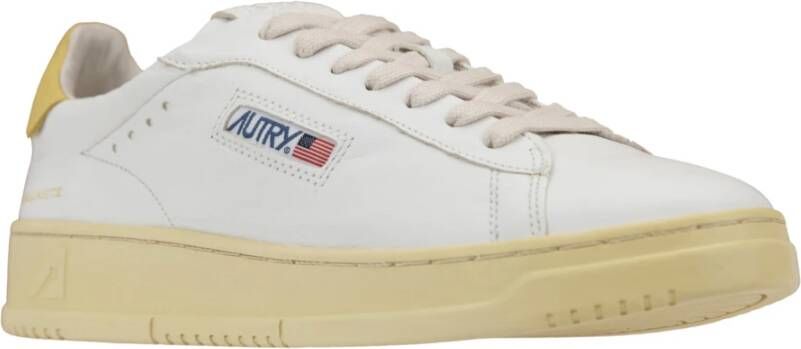 Autry Leren Vetersneakers White Heren