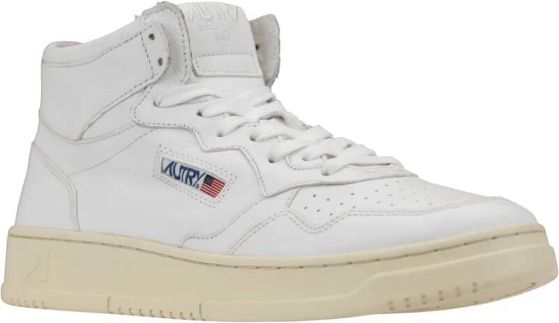 Autry Leren Vetersneakers White Heren