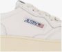 Autry Witte Leren Sneakers met Iconische Achterzak White Dames - Thumbnail 40