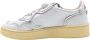 Autry Liberty Open Low Sneakers Wit Zilver White Heren - Thumbnail 2