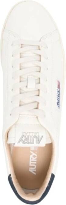 Autry Logo-appliqué leren sneakers White Heren