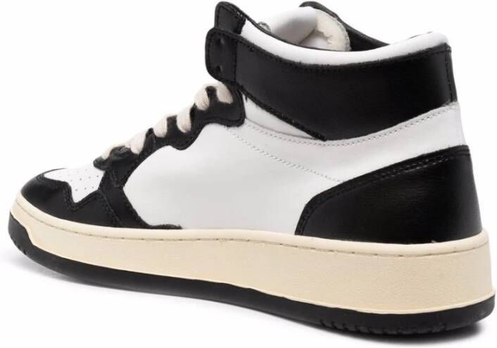 Autry Medalist Kleurblok Hoge Sneakers Zwart Heren