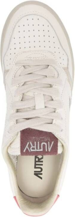 Autry Medalist Lage Leren Sneakers White Dames