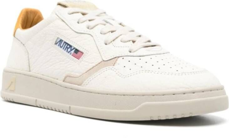 Autry Medalist Lage Leren Sneakers White Heren